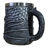 3D кухоль “Сірий Дракон”, 500 мл, фото 4