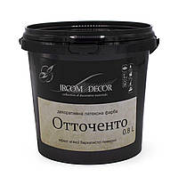 Декоративная краска Ircom Decor Отточенто Ottochento серебристый, полупрозрачный, 0.8 л