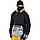 Стильний Анорак куртка для сноуборду та лиж Waterproof Hoody (Sketchy Tank) 686 чоловічий чорний, фото 3