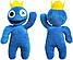 М'яка іграшка Райдужний друг Синій з усмішкою 28 см Роблокс Blue Rainbow Friends Roblox, фото 2