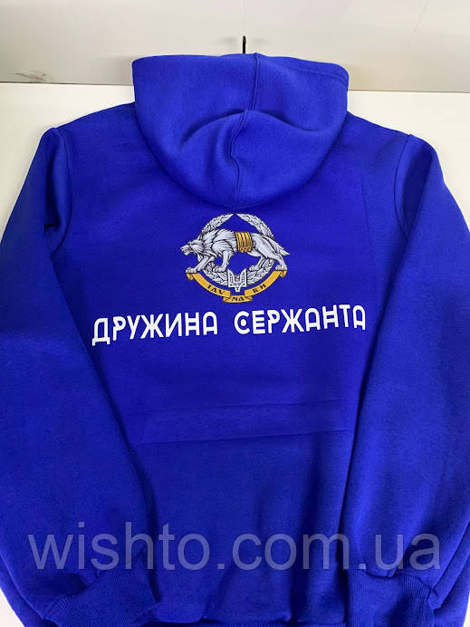 Худі жіноче з принтом "Дружина сержанта"