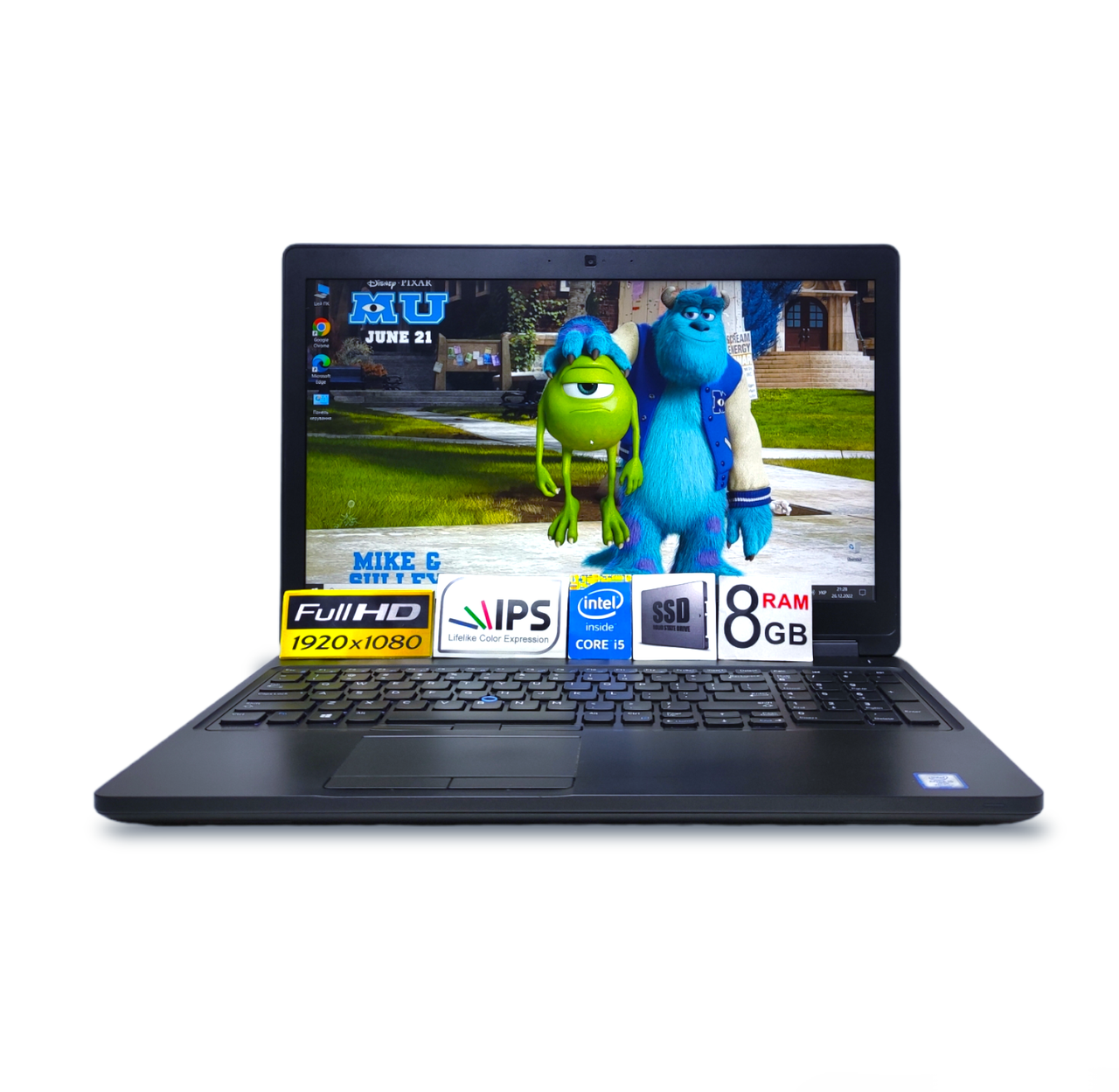 Бізнес Ноутбук Dell Latitude 5580 15.6 FHD IPS Core i5 7300U Ram 8GB SSD 256GB Intel HD Graphics 620