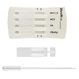Тест на 4 інфекції: ВІЛ1/2, гепатит В, гепатит С, сифіліс (мультиінфекція 4), фото 2
