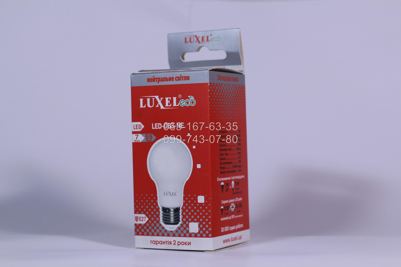 Світлодіодна лампа LED-063-NE Нейтральна 7W Е14