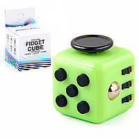 Кубик антистрес Fidget Cube (зелений з чорним) 3922399