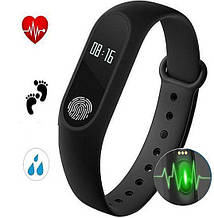 Фітнес Браслет Smart Band M2 black Xiaomi Mi Band 2 кольоровий пульсометр М2