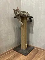 Квадратный Столбик Когтеточка (дряпка) для кошек Боня 65х40х40см