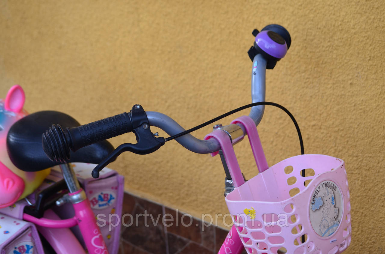 Дитячий велосипед для дівчинки PUKY BabyBorn 16" +шолом+сумки - фото 2 - id-p1735151065