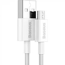 Кабель Baseus Superior Series Fast Charging Data Cable USB to Micro 2A 2m CAMYS-A02 White, фото 3