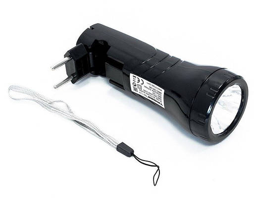 Ліхтар акумуляторний Tiross TS-1124, чорний, фото 1