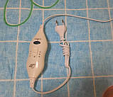 Електропростирадло Electric Blanket 5734 150х120 см, блакитне з вишнями, фото 3