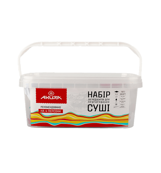 Набір для приготування суші Оптимальний (на 4 персони), 700 г, Akura