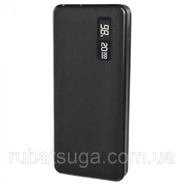 Повербанк Power Bank Aspor A399 PD 20000mAh (2USB/2A/3A)- чорний, фото 1