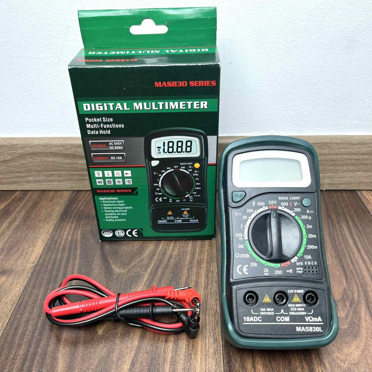 Мультиметр цифровий тестер MZ MAS чохол, підсвітка