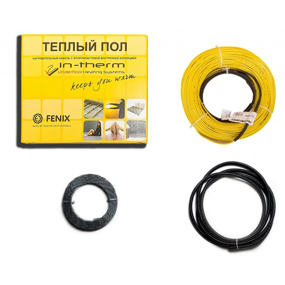 Нагрівальний кабель In-Therm ADSV 20-270 Вт, двожильний, універсальний