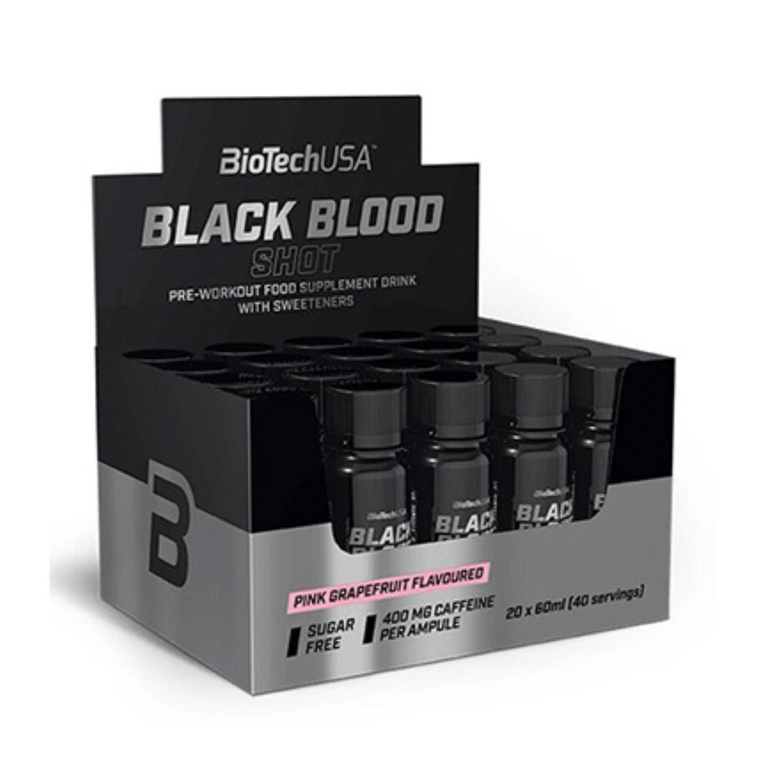 BiotechUSA Black Blood Shot 20x60 ml