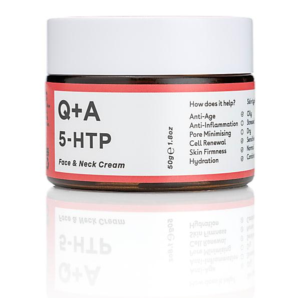 Крем для обличчя та шиї Q+A 5-HTP Face & Neck Cream 50 мл