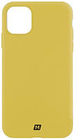 Силиконовый чехол iPhone 11 Pro Momax Silicone 2.0 Case Желтый