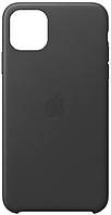 Кожаный чехол iPhone 11 Pro Apple Leather Case Black