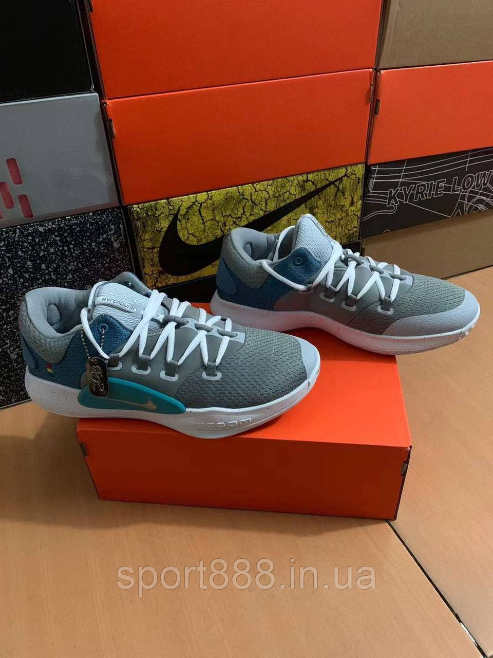 Eur39-46 Кросівки Nike Hyperdunk X Low 2018 сірі чоловічі баскетбольні, фото 1