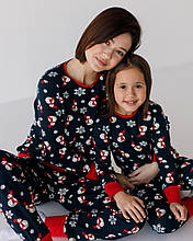 Піжама мама і дочка новорічні сніговики Різдвяний настрій Nicoletta Family look96479  85368