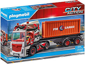 Плеймобіл 70771 вантажівка з причепом Playmobil City Action