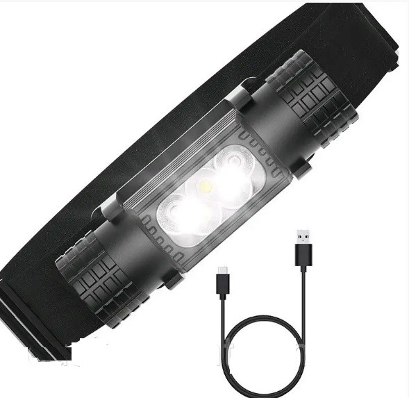 Налобний ліхтар Sofirn H05A-GCG2 — 5-Cree XP-G2 Led USB-C