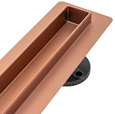 Трап для душу REA NEO SLIM PRO BRUSHED COPPER 70 см., фото 3