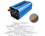 UPS Інвертор (перетворювач струму) DC 12V/AC 220V 1500W (3000W) з функцією заряджання!, фото 5