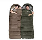 Спальний мішок Naturehike U350S R правосторонній зелений до -17C, фото 6