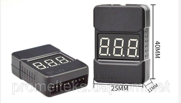 Купить BX100 1-8S Lipo тестер аккумулятора Зуммер сигнал низкого ...