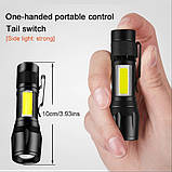 Ліхтарик ручний USB COP BL-511 компактний потужний акумуляторний LED, фото 3