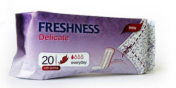 Щоденні гігієнічні прокладки жіночі FRESHNESS Delicate SOFT Every Day 20 шт.