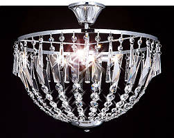 Кришталево-прозора люстра