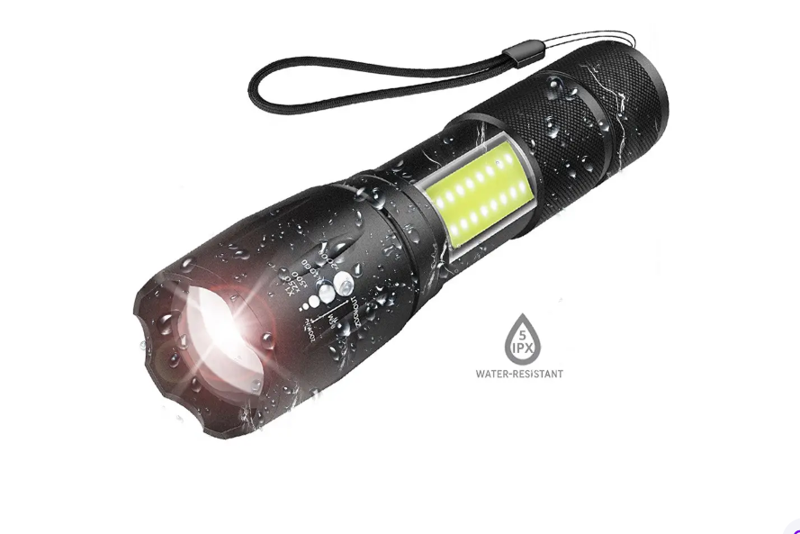 Тактичний ліхтар BAILONG COP BL- 1831-T6 COB Micro USB