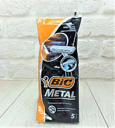 Чоловіча бритва BIC (БІК) Metal (5шт)