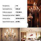 Світлодіодна лампа Biom BT-567 C37 6 W E27 3000 K матова, фото 6