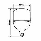 Світлодіодна лампа Biom HP-50-6 T120 50 W E27 6500 K, фото 7