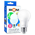 Світлодіодна лампа Biom BT-610 A60 10 W E27 6400 K матова, фото 2