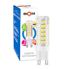 Світлодіодна лампа Biom G9 7 W 2835 4500 K AC220
