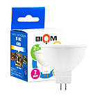 Світлодіодна лампа Biom BT-592 MR16 7W GU5.3 AC12V 4500К матова, фото 2
