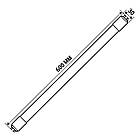 Світлодіодна лампа Biom T8-GL-600-9W NW 4200 K G13 скло матове, фото 6