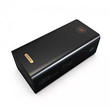 Зовнішній акумулятор Romoss PEA60 60000 mAh (3USB + Type-C) зі швидким заряджанням 22.5W SCP QC 3.0 PD3.0, чорний, фото 6
