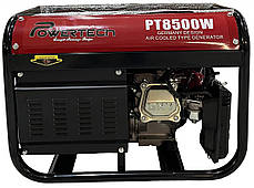 Бензиновий генератор 3 кВт Powertech PT8500W, фото 3