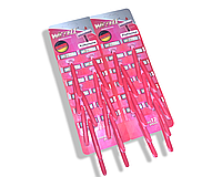 Станки для гоління одноразові пластмасові рожеві WETELL Profissional 24шт/11см