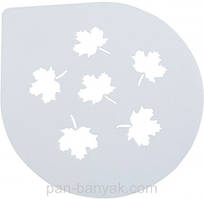 Трафарет для торта Empire "листя клена" пластик (8745 EM)