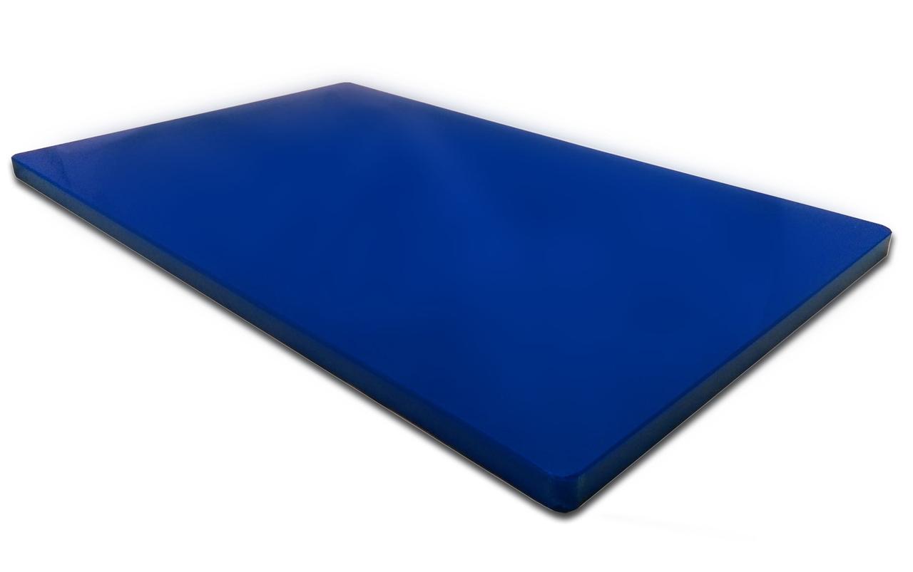 Дошка кухонна CMP Blue синя 20х20 см h2 см пластик (20202Blue), фото 1