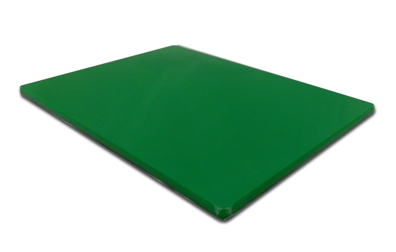 Дошка кухонна CMP Green зелена з жолобом 40х30 см h2 см пластик (ST40302Green)