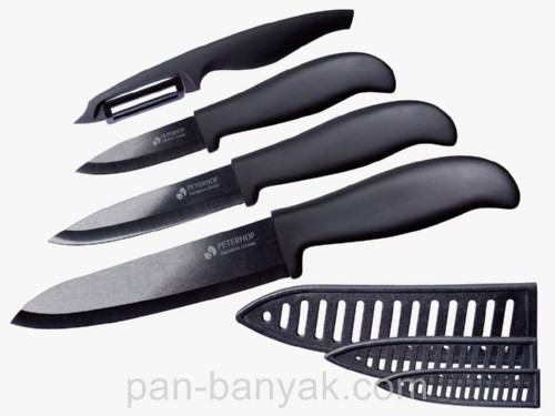 Набір ножів Petergoff 4 предмети кераміка (22356 PH), фото 1