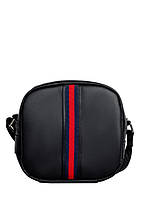 Al Женская модная сумка из экокожи Sambag CBr кроссбоди черная стильная практичная трендовая через плечо
